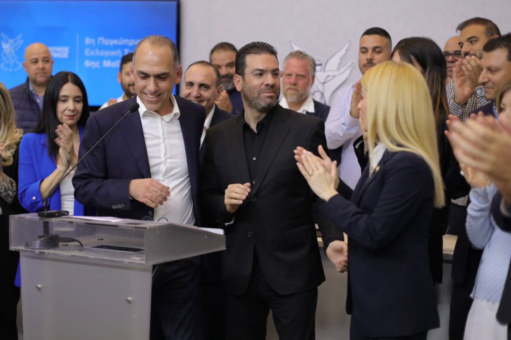 Δηλώσεις Αναπληρωτή Προέδρου κ. Ευθύμιου Δίπλαρου και των Αντιπροέδρων κ. Μάριου Πελεκάνου, κ. Σάβιας Ορφανίδου και κ. Γιώργου Κάρουλλα μετά την ολοκλήρωση της 8ης Παγκύπριας Εκλογικής Συνέλευσης και την ανακήρυξή τους
